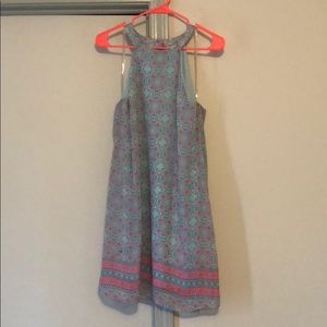 Halter Patterned Dress